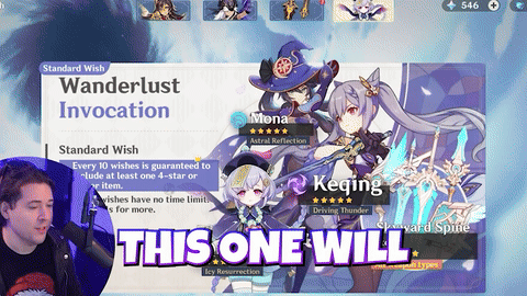 Overview of different wish banners and the pity system.