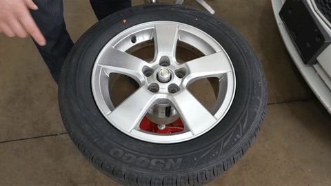 Shows the process of testing and adjusting the balance.